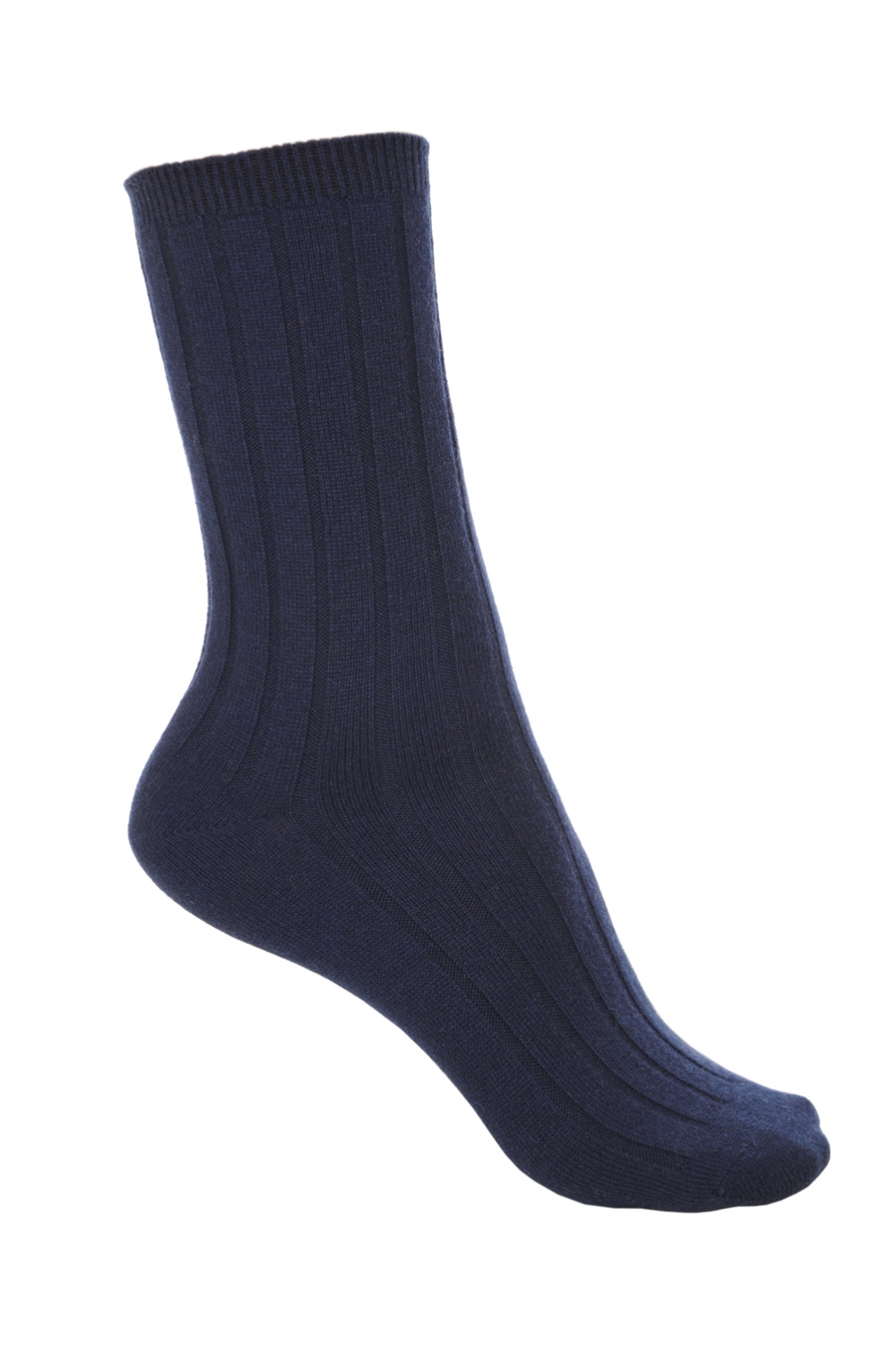 Cashmere & Elastaan accessoires sokken dragibus w donker marine 35 38
